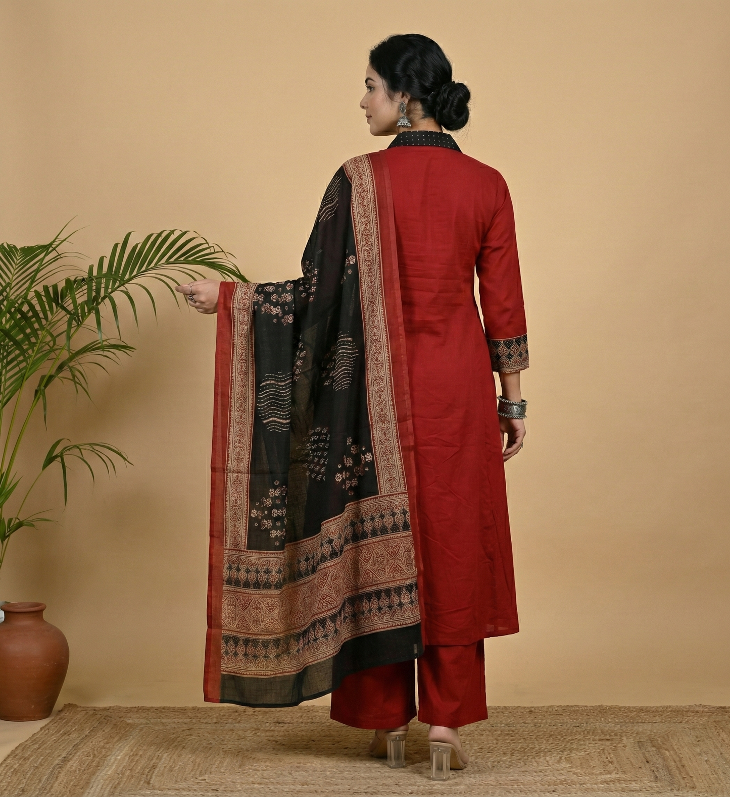 The Heritage Edit: Pure Cotton Ethnic Embroidered Kurta Set